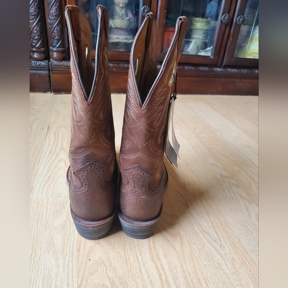 Men's Size 10.5 D Ariat Ata Pro Leather Boots. - Picture 7 of 12